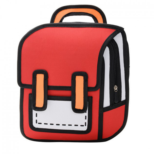 JumpFromPaper Junior Red Spaceman Backpack | Backpackazon